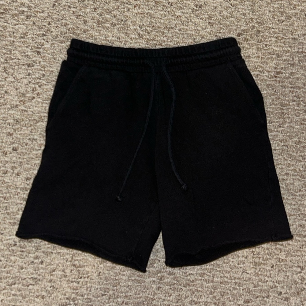 Black H&M Men's Fleece Shorts